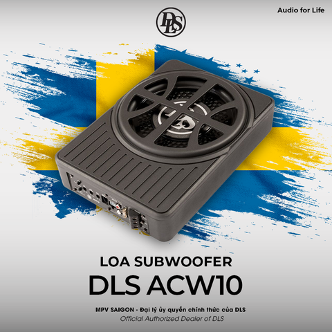 SUB điện ACW10 loa sub gầm ghế thuộc dạng hay nhất ( thương hiệu Thuỵ Điển )