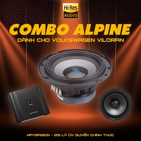 Độ loa Alpine cho Volkswagen Viloran: combo âm thanh chuẩn Hi-Res tại MPVSAIGON