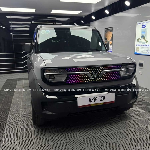 Độ mặt calang, lưới tản nhiệt cho xe VinFast VF3
