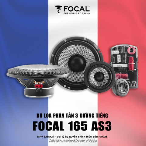 Focal 165 AS3 - Loa 3 đường tiếng nhập môn