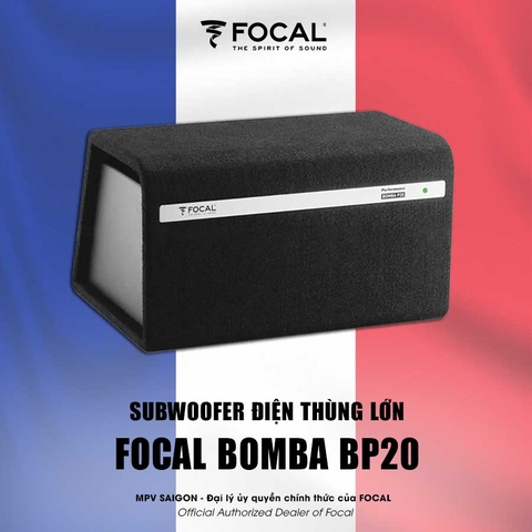 Focal BOMBA BP20: sub điện với thùng lớn đánh khoẻ