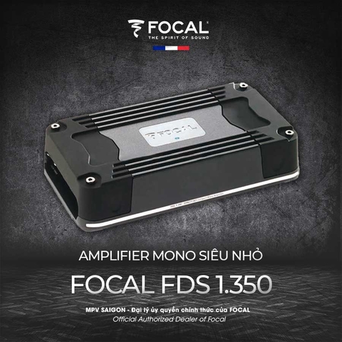 Focal FDS 1.350 - amply mono 1 kênh kéo sub hơi