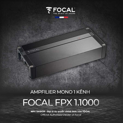Focal FPX 1.1000: amply mono 1 kênh công suất cao