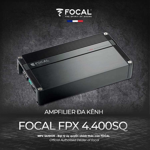 Focal FPX 4.400SQ: amply đa kênh cao cấp