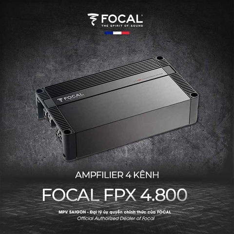 Bộ khuếch đại 4 kênh cao cấp Focal FPX 4.800
