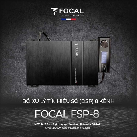 Bộ xử lý tín hiệu số (DSP) cao cấp 8 kênh Focal FSP-8