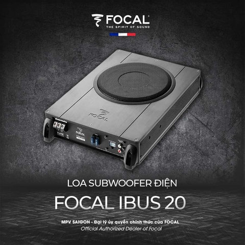 Focal IBUS 20 - Sub điện mỏng từ Pháp