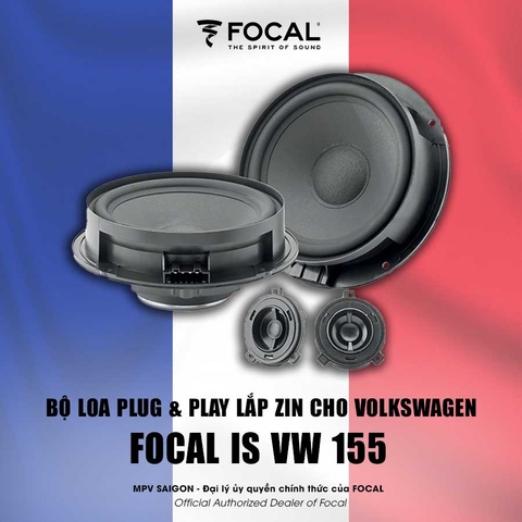 FOCAL IS VW 155: bộ loa plug & play đẳng cấp Pháp lắp đặt zin cho Volkswagen