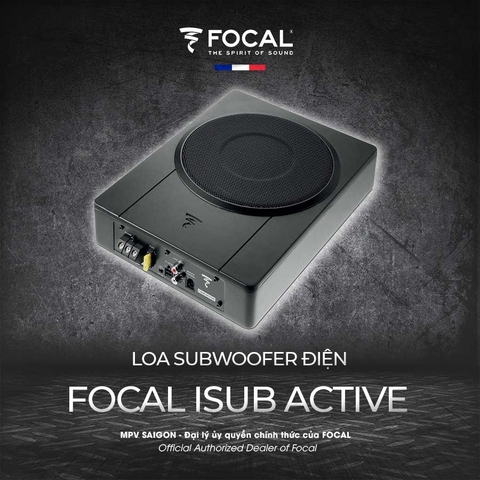 Focal Isub Active - Sub gầm ghế nổi tiếng từ Focal Pháp