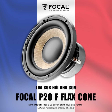 Focal P20 F Flax Cone - Sub hơi nhỏ gọn nhưng mạnh mẽ