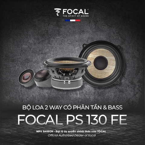 FOCAL PS 130 FE - loa 2 đường tiếng nhỏ gọn màng Flax Evo đặc trưng