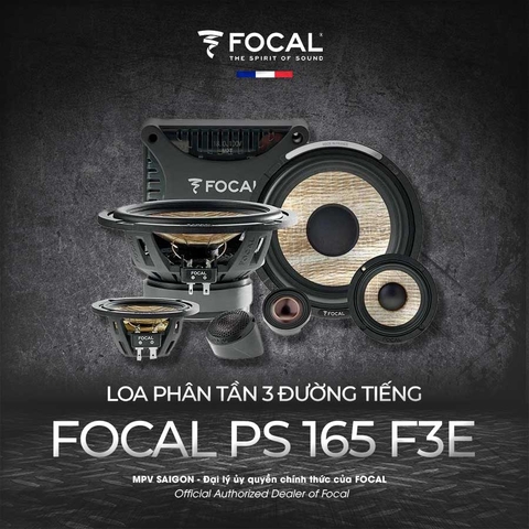 Focal PS 165 F3E - Loa phân tần 3 đường tiếng Made in France