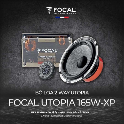 Focal Utopia 165W-XP: bộ 2-ways dẫn dắt vào thế giới Utopia