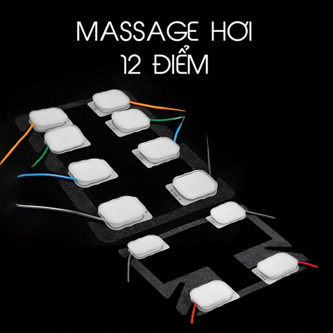 Nâng cấp hệ thống massage bóng hơi túi khí 12 điểm ghế xe ô tô