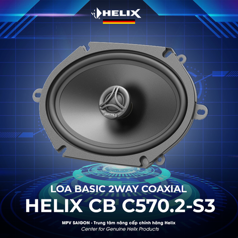 HELIX LOA BASIC 2WAY COAXIAL 5X7″ -3 OHM CB C570.2-S3