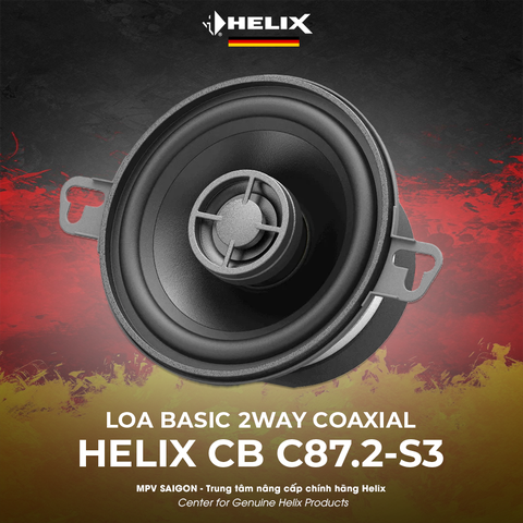 HELIX LOA BASIC 2WAY COAXIAL 3.2″-3 OHM CB C87.2-S3