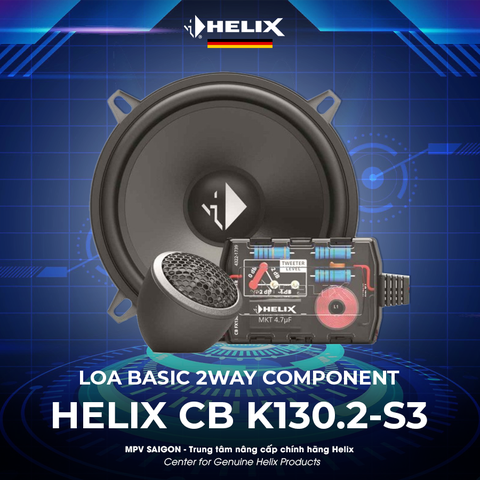 HELIX LOA BASIC 2WAY COMPONENT 5.25″ – 3 OHM CB K130.2-S3