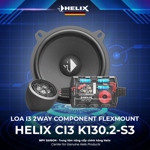 HELIX LOA I3 2WAY COMPONENT 5.25″ FLEXMOUNT 3 OHM CI3 K130.2-S3