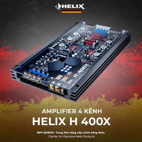 HELIX AMPLIFIER 4 KÊNH HELIX H 400X