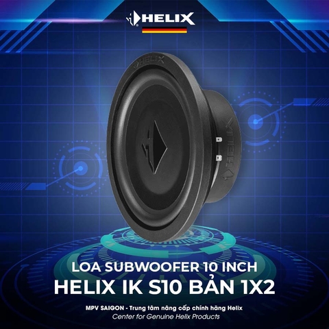 HELIX LOA SUBWOOFER MỎNG 10″ IK S10 BẢN 1X2
