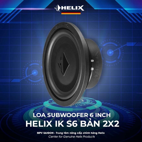HELIX LOA SUBWOOFER MỎNG 6″ IK S6 BẢN 2X2