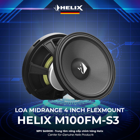 HELIX LOA I3 MIDRANGE FLEXMOUNT 4″ – 3 OHM CI3 M100FM-S3