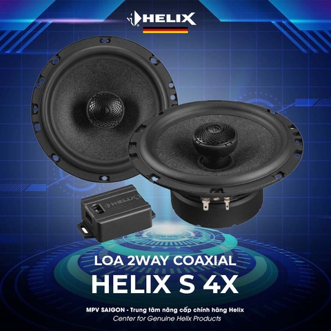 HELIX LOA 2WAY 4″ COAXIAL HELIX S 4X