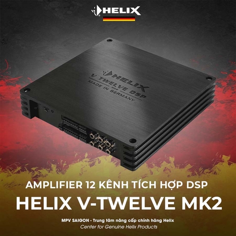 HELIX V-TWELVE MK2: AMPLIFIER 12 KÊNH TÍCH HỢP 14 KÊNH DSP HELIX V-TWELVE MK2