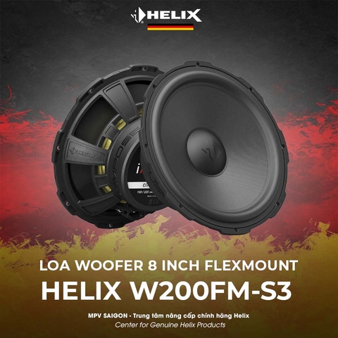 HELIX LOA I3 WOOFER 6,5″ FLEXMOUNT – 3 OHM CI3 W165.2FM-S3