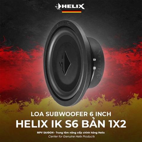 HELIX LOA SUBWOOFER MỎNG 6″ IK S6 BẢN 1X2