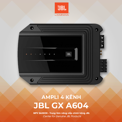 Amply 4 kênh lắp xe ô tô JBL GX A604