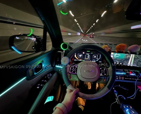 LED viền nội thất 22 chi tiết cho Kia Sorento