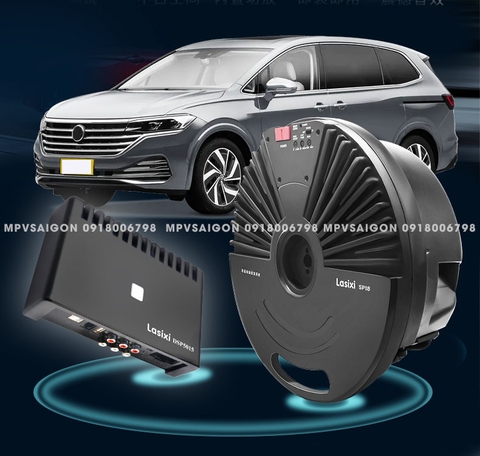 Loa siêu trầm đặt cốp/ hốc bánh sơ cua Volkswagen Viloran 2024