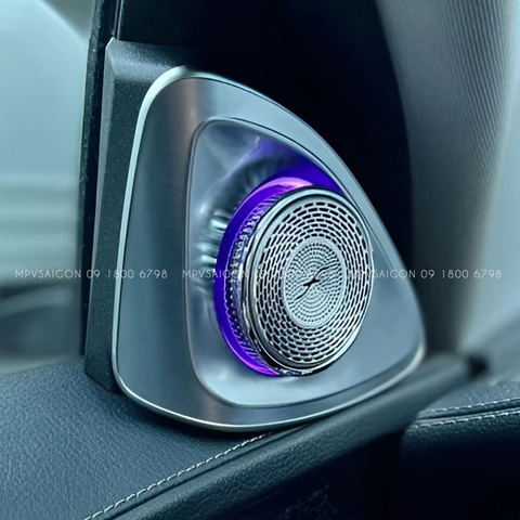Loa Xoay 4D Burmester Led 64 Màu Cột A cho xe Mercedes - Benz C-Class, GLC-Class, E-Class, S-Class
