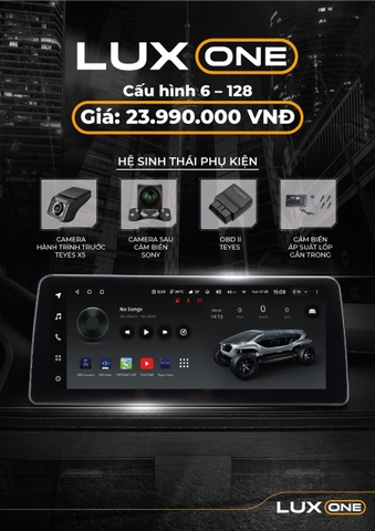 Màn hình android dành cho xế sang Mercedes, BMW, AUDI - Lux One