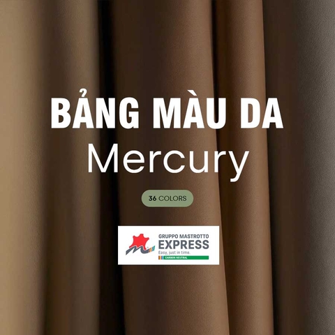 BỘ SƯU TẬP DA MERCURY TỪ GRUPPO MASTROTTO  - DA BÒ CAO CẤP CHO XE HƠI- MÁY BAY- DU THUYỀN
