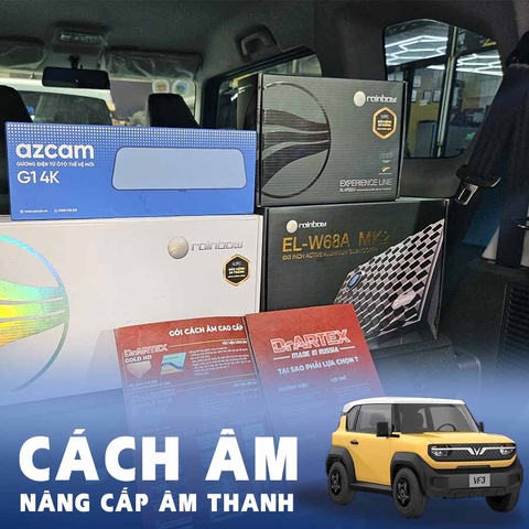 NÂNG CẤP ÂM THANH CHO VF3: GIẢI PHÁP TOÀN DIỆN TỪ FOCAL VÀ RAINBOW, ROCKPOWER