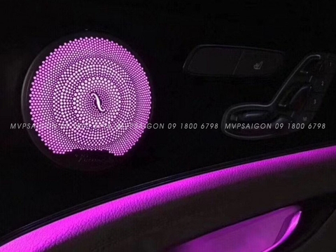 Ốp Loa Burmester Led 64 Màu Cho Xe Mercedes-Benz C-Class, GLC-Class, E-Class