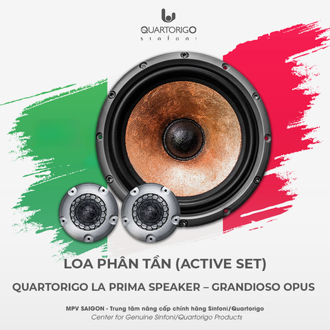 Bộ loa phân tần Quartorigo La Prima speaker – Grandioso Opus (Active Set)