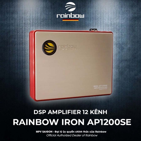 Rainbow Iron - AP1200SE -12 kênh DSP Amplifier