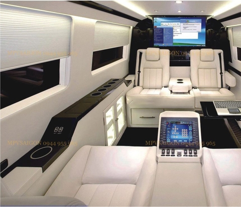 Rèm xếp rèm tổ ong rèm khung nhôm cao cấp xe khách Limousine Transit Solati County TB85 Universe