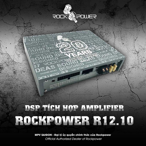 DSP Rockpower R12.10 - Bộ xử lý trung tâm tích hợp Amply