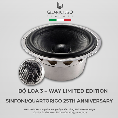 Bộ loa ba đường tiếng Sinfoni/Quartorigo phiên bản giới hạn