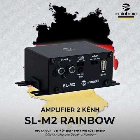 AMPLI SL-M2 Rainbow - Bộ khuyếch đại 2 kênh