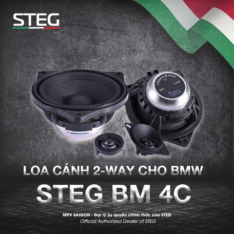 Loa cánh 2-way STEG BM 4C (BMW X1 _ X3 _ X5 _ X6 SERIES)