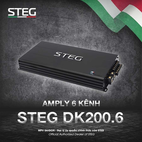 Amply 6 kênh STEG DK200.6