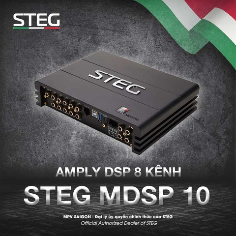 Amply_DSP 8 kênh STEG MDSP 10