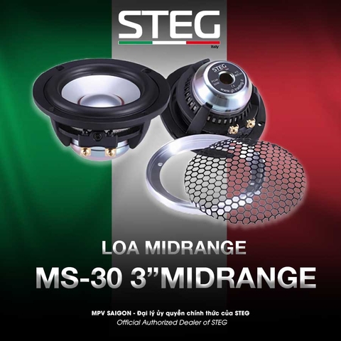 Loa midrange STEG MS-30 3”MIDRANGE