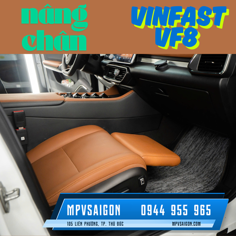 VINFAST VF8 ĐỘ NÂNG CHÂN CHỈNH ĐIỆN VỚI CHI PHÍ HỢP LÝ