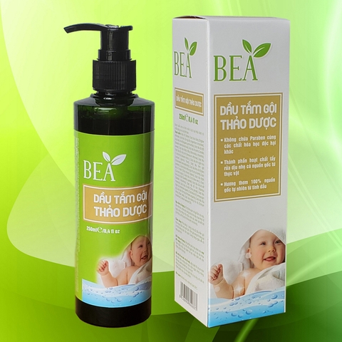 Dầu tắm gội thảo dược BEA